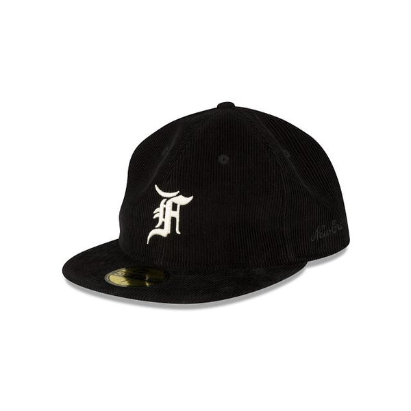 Fear of God Essentials Black Corduroy 59FIFTY Fitted New Era