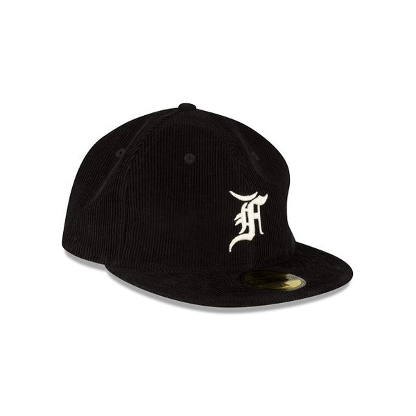Fear of God Essentials Black Corduroy 59FIFTY Fitted