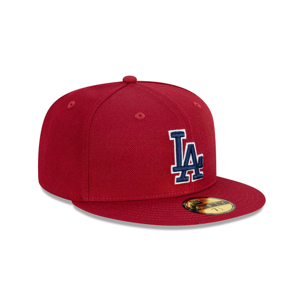 Los Angeles Dodgers Bordeaux Blue 59FIFTY Fitted