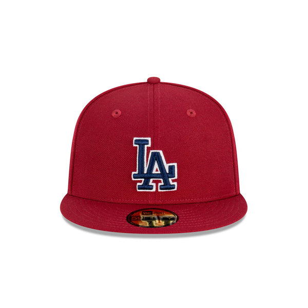 Los Angeles Dodgers Bordeaux Blue 59FIFTY Fitted