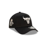 Chicago Bulls Black Ivory 9FORTY A-Frame Snapback New Era