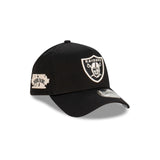 Las Vegas Raiders Black Ivory 9FORTY A-Frame Snapback New Era
