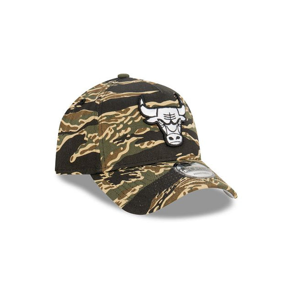 Chicago Bulls Tiger Camo 9FORTY A-Frame Cloth Strap