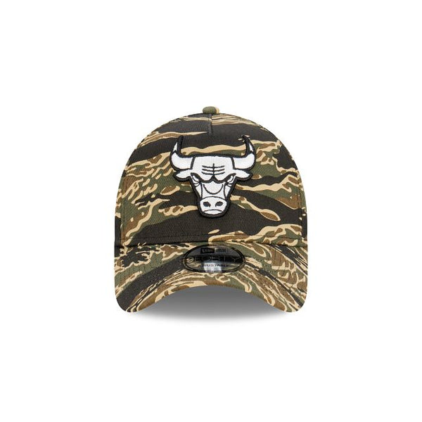 Chicago Bulls Tiger Camo 9FORTY A-Frame Cloth Strap