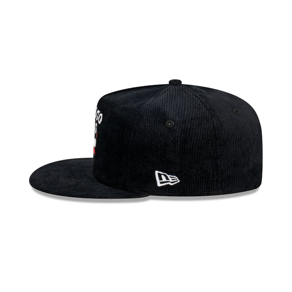 Chicago Bulls Corduroy Official Team Colours The Golfer Snapback