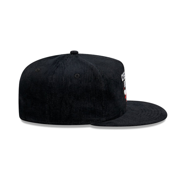 Chicago Bulls Corduroy Official Team Colours The Golfer Snapback