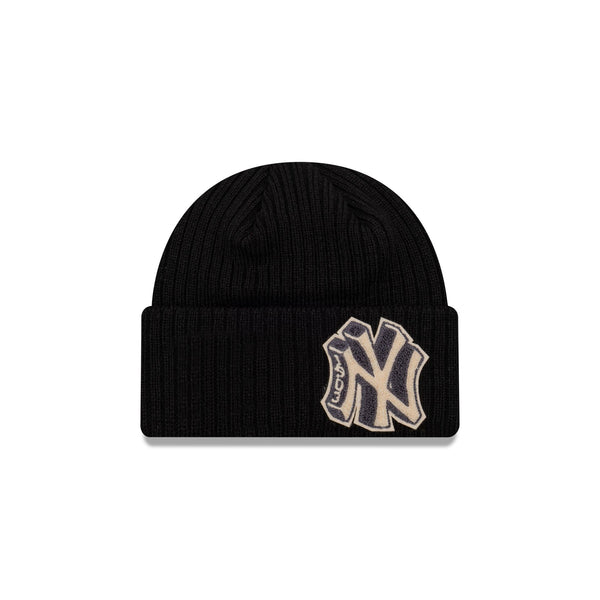 New York Yankees Letterman Knit Cuff Beanie New Era