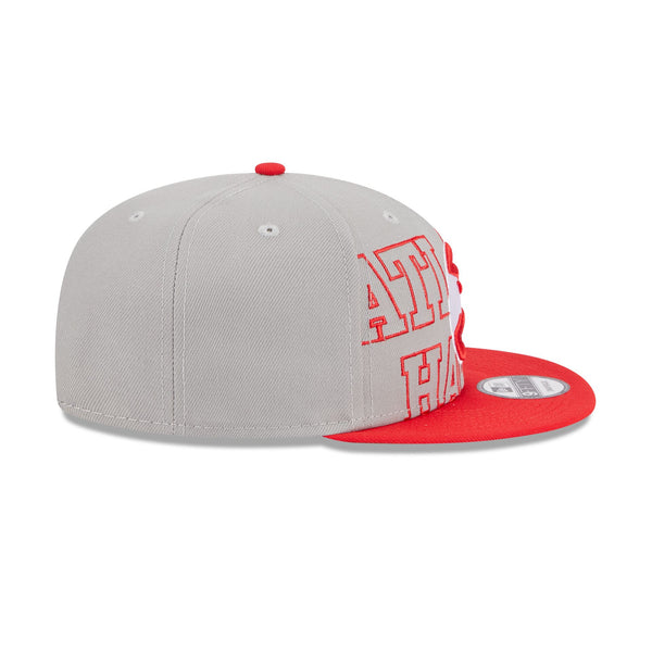 Atlanta Hawks Draft Grey 9FIFTY Snapback