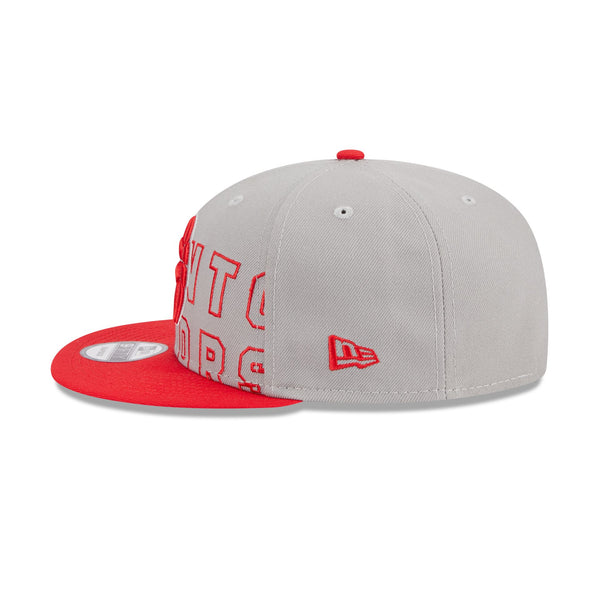 Toronto Raptors Draft Grey 9FIFTY Snapback