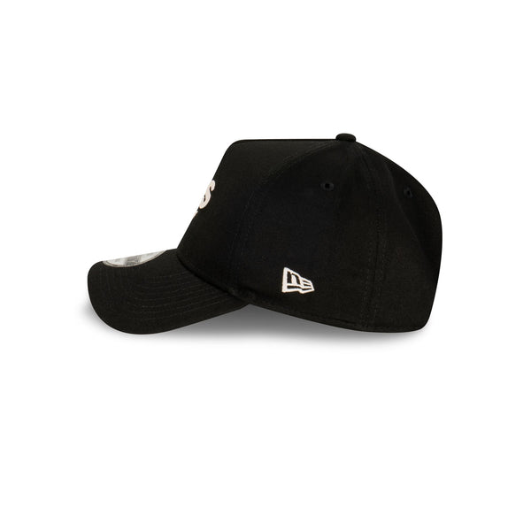 Oakland Athletics Black Ivory Chainstitch 9FORTY A-Frame Snapback