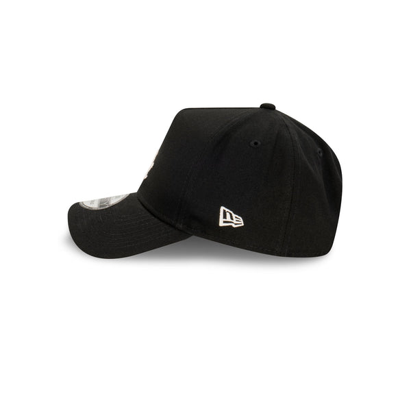 Chicago White Sox Black Ivory Chainstitch 9FORTY A-Frame Snapback