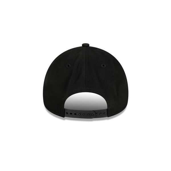 Los Angeles Dodgers Black Ivory Chainstitch 9FORTY A-Frame Snapback