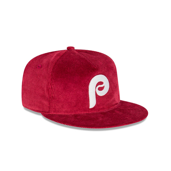 Philadelphia Phillies Cooperstown Corduroy Official Team Colours The Golfer Snapback