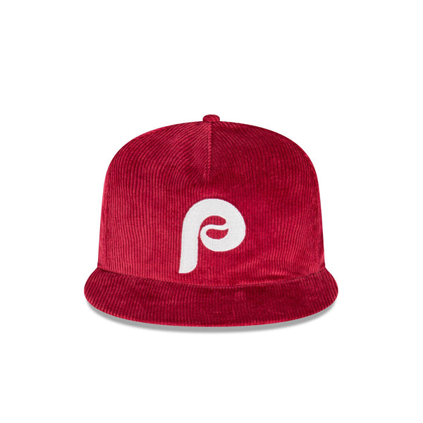 Philadelphia Phillies Cooperstown Corduroy Official Team Colours The Golfer Snapback