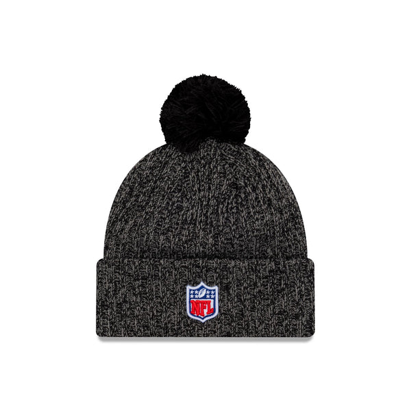 Las Vegas Raiders Grey Beanie with Pom