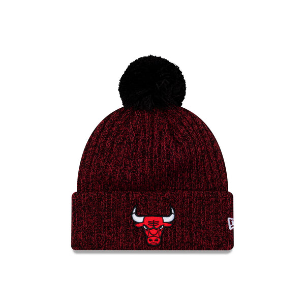 Chicago Bulls Red Beanie with Pom New Era