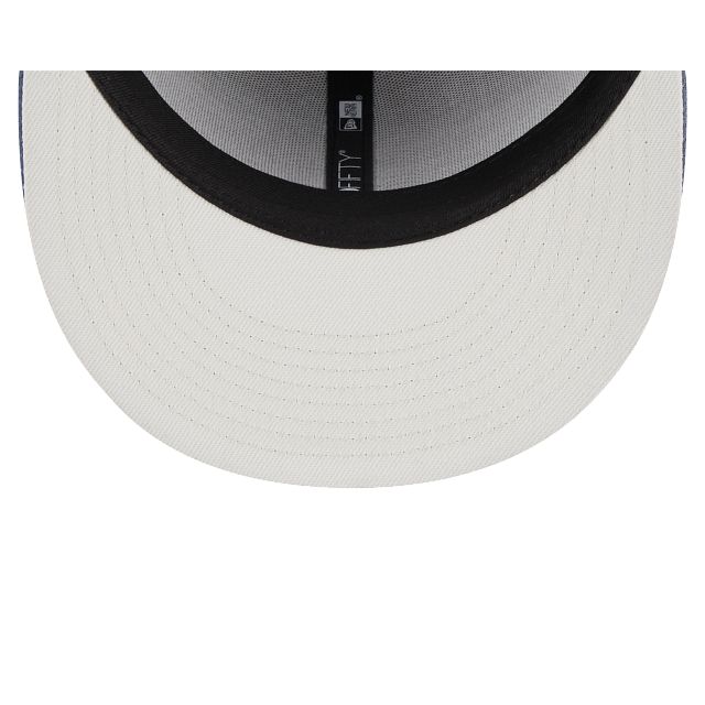 Casquette Miami Marlins 59FIFTY – Époque Rétro, Ajustée, Bord Plat, Noir Canvas