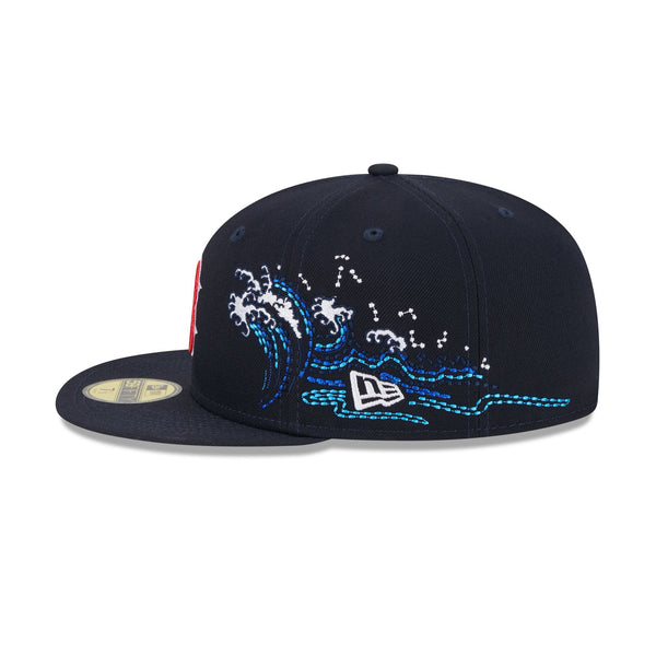 Boston Red Sox Tonal Wave 59FIFTY Fitted