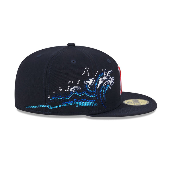 Boston Red Sox Tonal Wave 59FIFTY Fitted