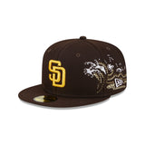 San Diego Padres Tonal Wave 59FIFTY Fitted New Era
