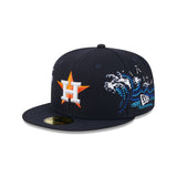 Houston Astros Tonal Wave 59FIFTY Fitted New Era