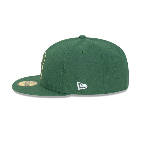 Milwaukee Bucks Official Team Colours 59FIFTY Fitted