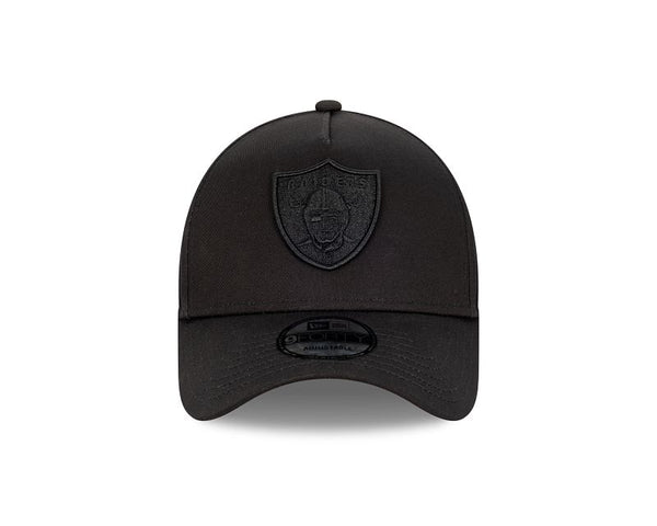 Las Vegas Raiders NFL Essentials Black on Black 9FORTY A-Frame Snapback