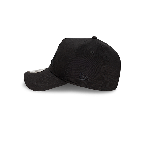 The Dolphins Black on Black 9FORTY A-Frame Snapback