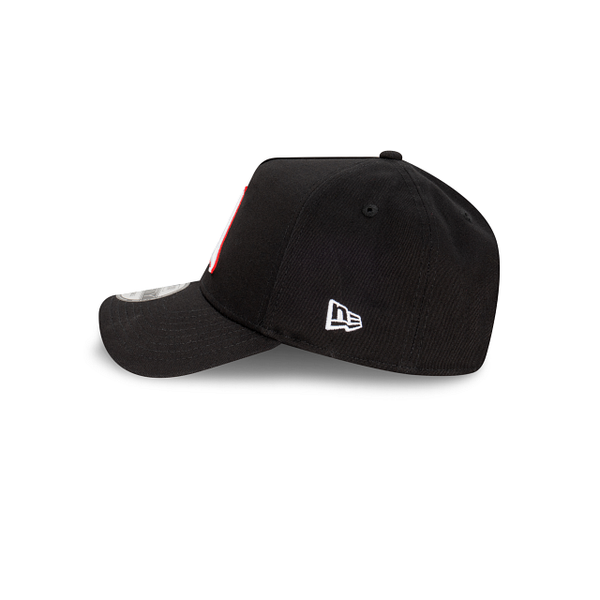 The Dolphins NRL Essentials Black OTC 9FORTY A-Frame Snapback