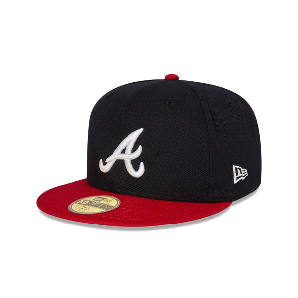 New Era 59FIFTY Atlanta Braves 2021 World Series Patch Fitted Hat 7 1/2