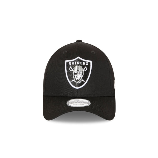 Las Vegas Raiders NFL Essentials Black 9FORTY Cloth Strap