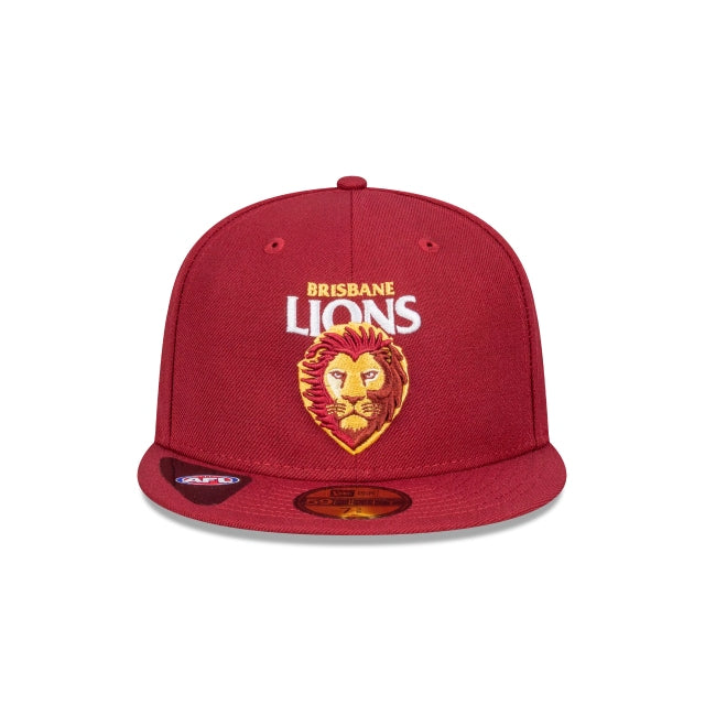 Brisbane Lions Team Colour 59FIFTY Fitted Hats New Era Cap Australia