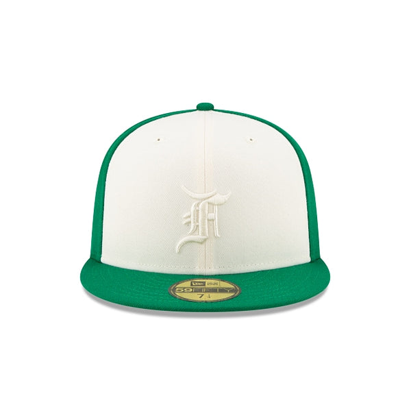 Fear of God Essentials Kelly Green Cream 59FIFTY Fitted