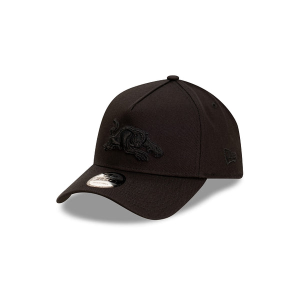 Penrith Panthers Black on Black 9FORTY A-Frame Snapback New Era