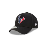 Houston Texans Black with Official Team Colours Logo 9FORTY A-Frame Snapback New Era