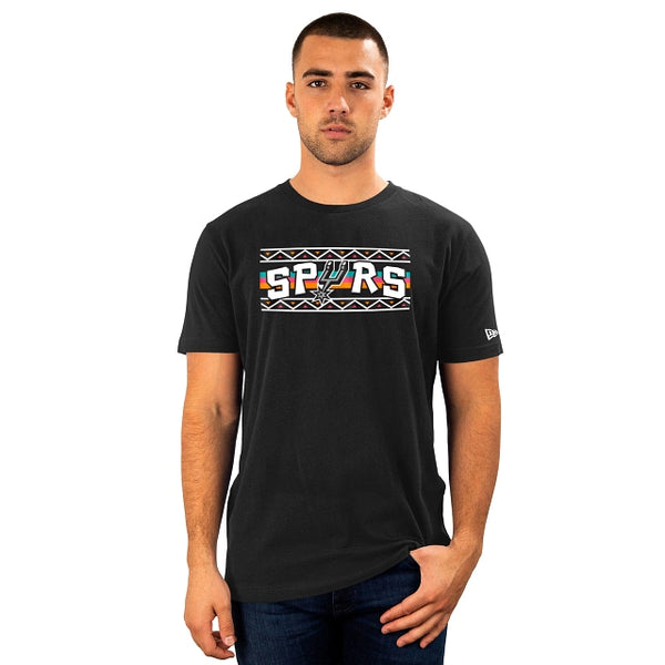 San Antonio Spurs City Edition Black T-Shirt New Era