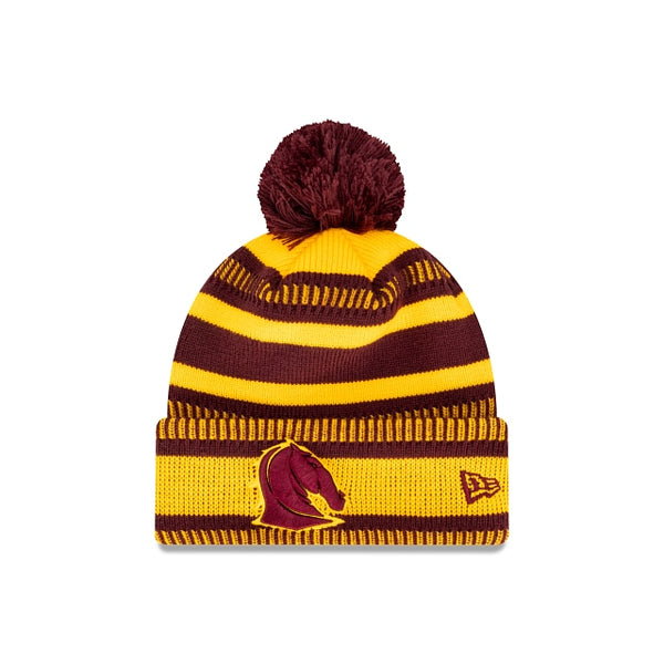Brisbane Broncos Cuff Wordmark Beanie New Era