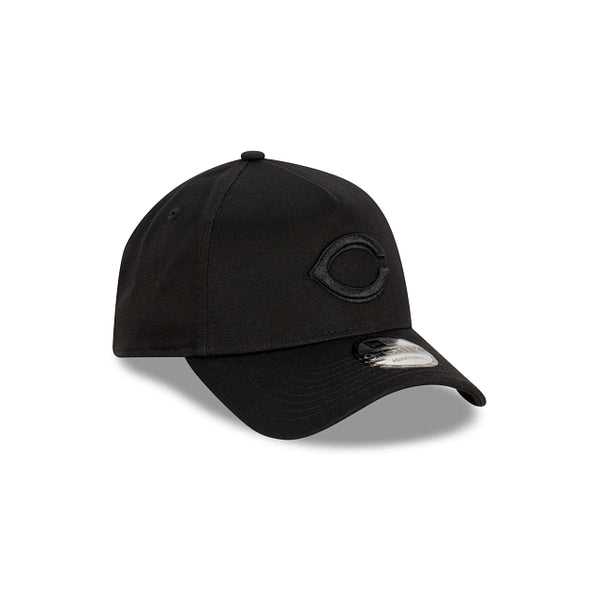 Cincinnati Reds Black on Black 9FORTY A-Frame Snapback