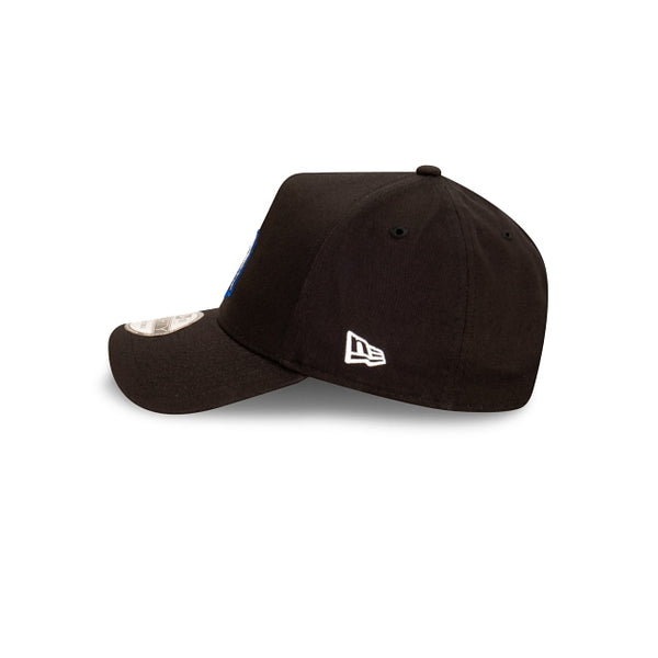 Canterbury Bankstown Bulldogs Black with Official Team Colours Logo 9FORTY A-Frame Snapback