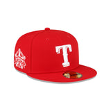Texas Rangers All-Star Game Side Patch Scarlet 59FIFTY Fitted New Era