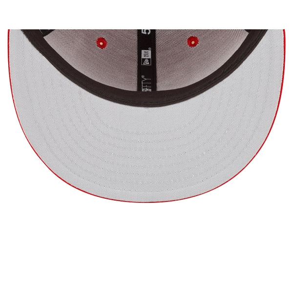 Chicago Cubs 2016 World Series Side Patch Scarlet 59FIFTY Fitted