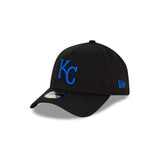 Kansas City Royals Black with Official Team Colours Logo 9FORTY A-Frame Snapback New Era