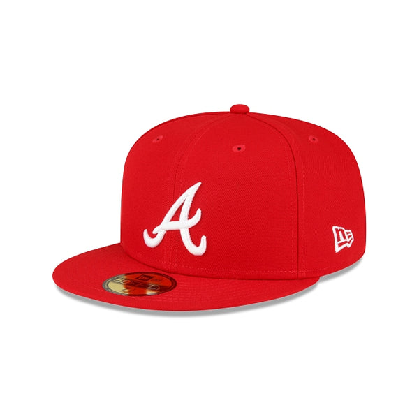 Atlanta Braves 1995 World Series Side Patch Scarlet 59FIFTY Fitted