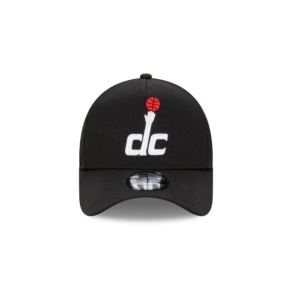 Washington Wizards Black with Official Team Colours Logo 9FORTY A-Frame Snapback