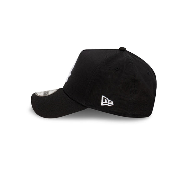 Chicago White Sox Black with Official Team Colours Logo 9FORTY A-Frame Snapback