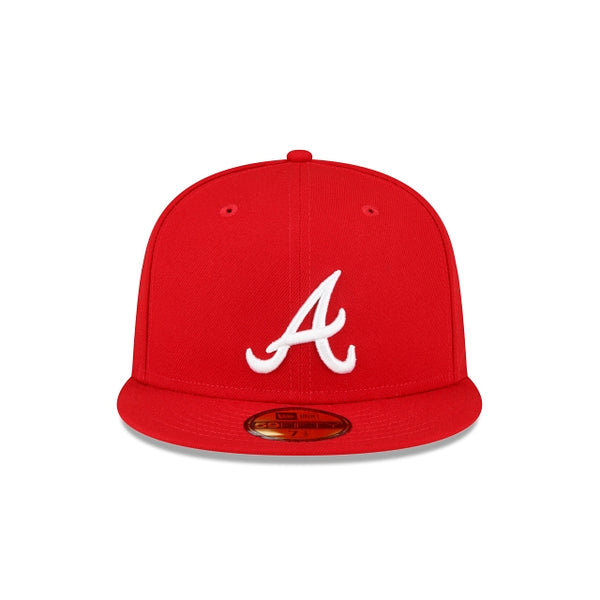 Atlanta Braves 1995 World Series Side Patch Scarlet 59FIFTY Fitted