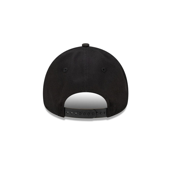 Dallas Mavericks Black with Official Team Colours Logo 9FORTY A-Frame Snapback