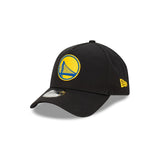 Golden State Warriors Black with Official Team Colours Logo 9FORTY A-Frame Snapback New Era