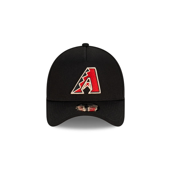 Arizona Diamondbacks Black with Official Team Colours Logo 9FORTY A-Frame Snapback