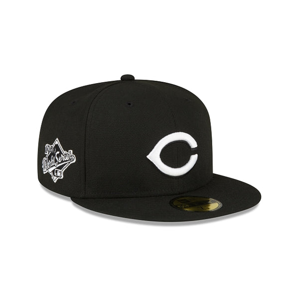 Cincinnati Reds 1990 World Series Side Patch Black 59FIFTY Fitted New Era